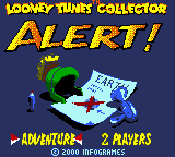 Looney Tunes title screen for GameBoy Color